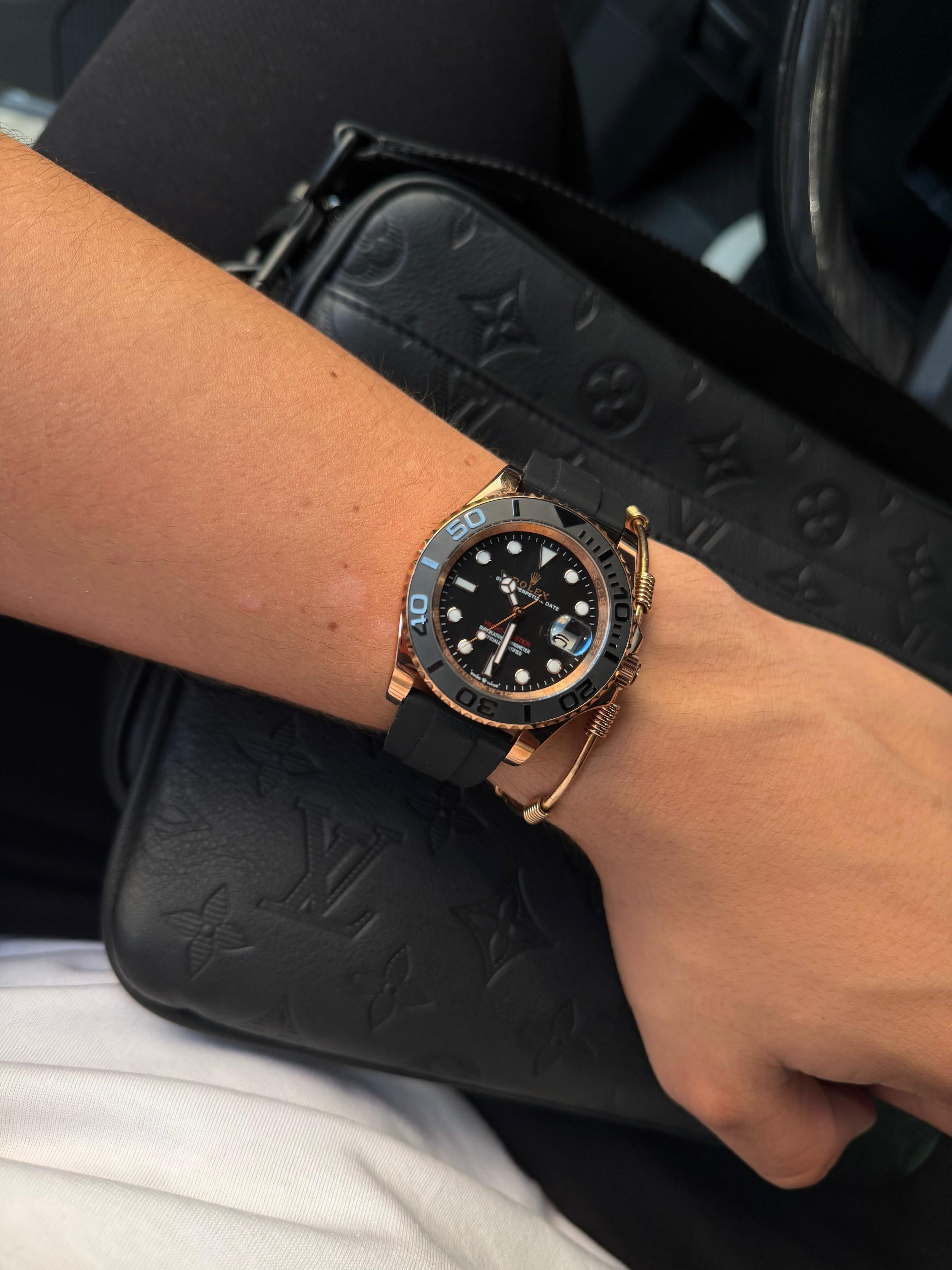 Rolex Yacht-Master correa Oysterflex de 40 mm de diámetro.