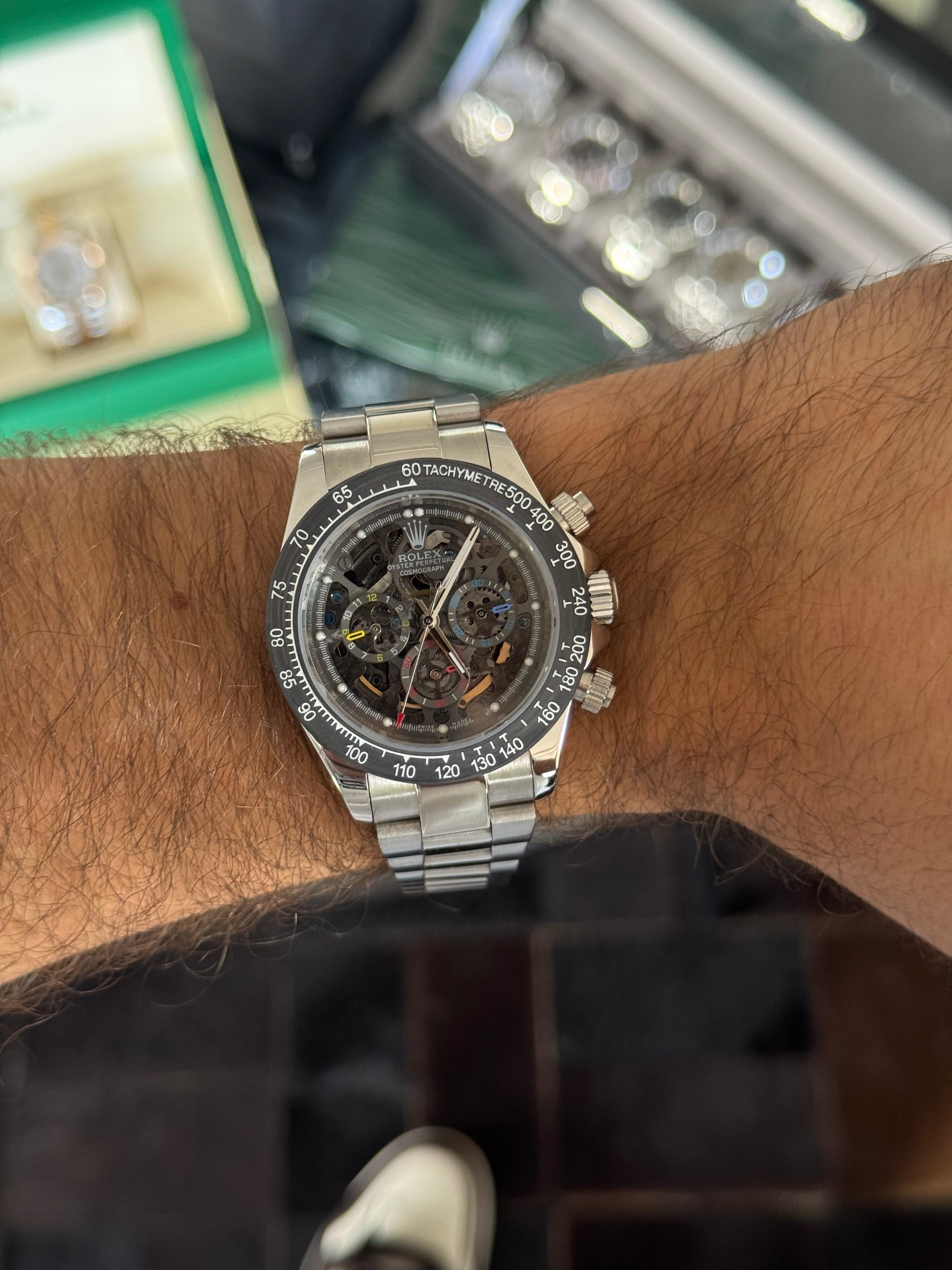 Rolex Daytona "La Montoya" 40 mm de diámetro.