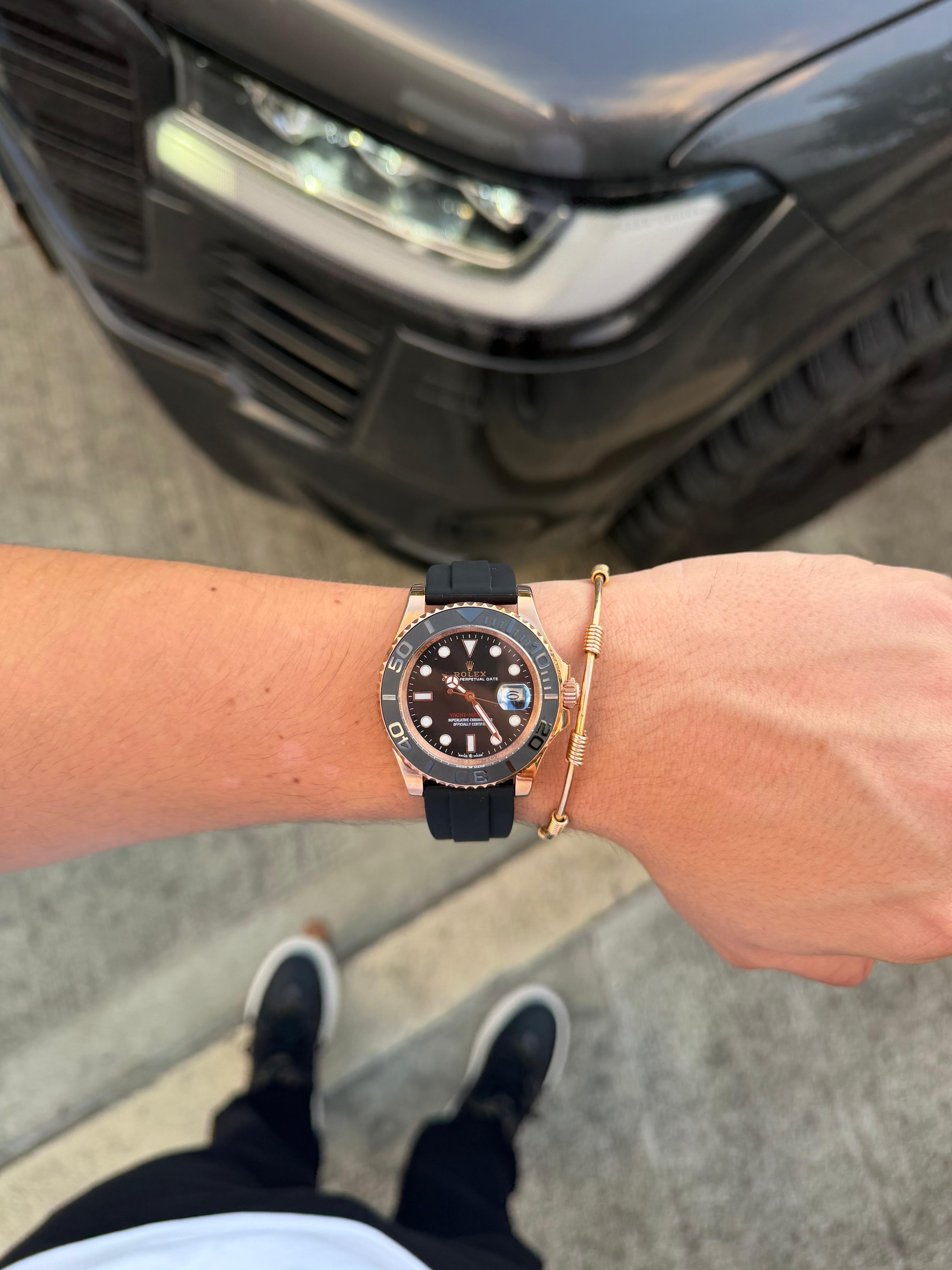 Rolex Yacht-Master correa Oysterflex de 40 mm de diámetro.