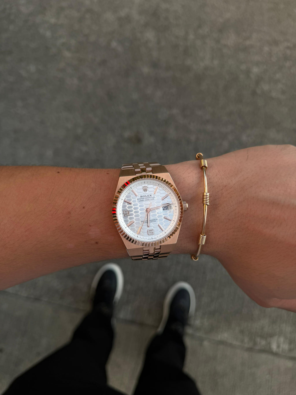 Rolex Oysterquartz Datejust de 36 mm de diámetro.