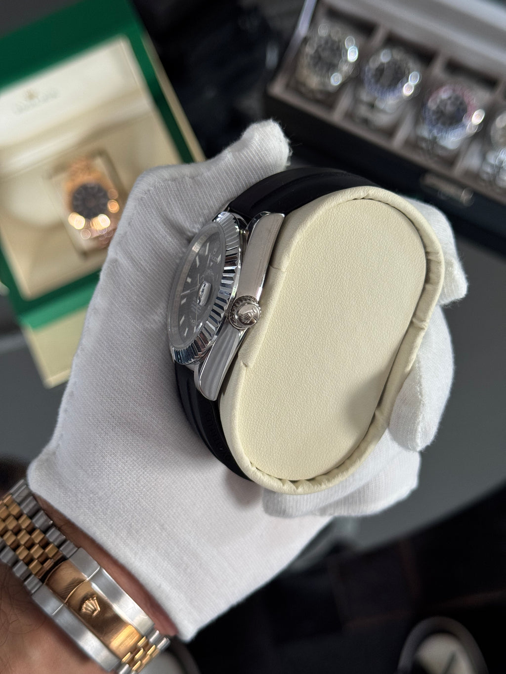 Rolex Sky-Dweller correa Oysterflex - 42 mm de diámetro