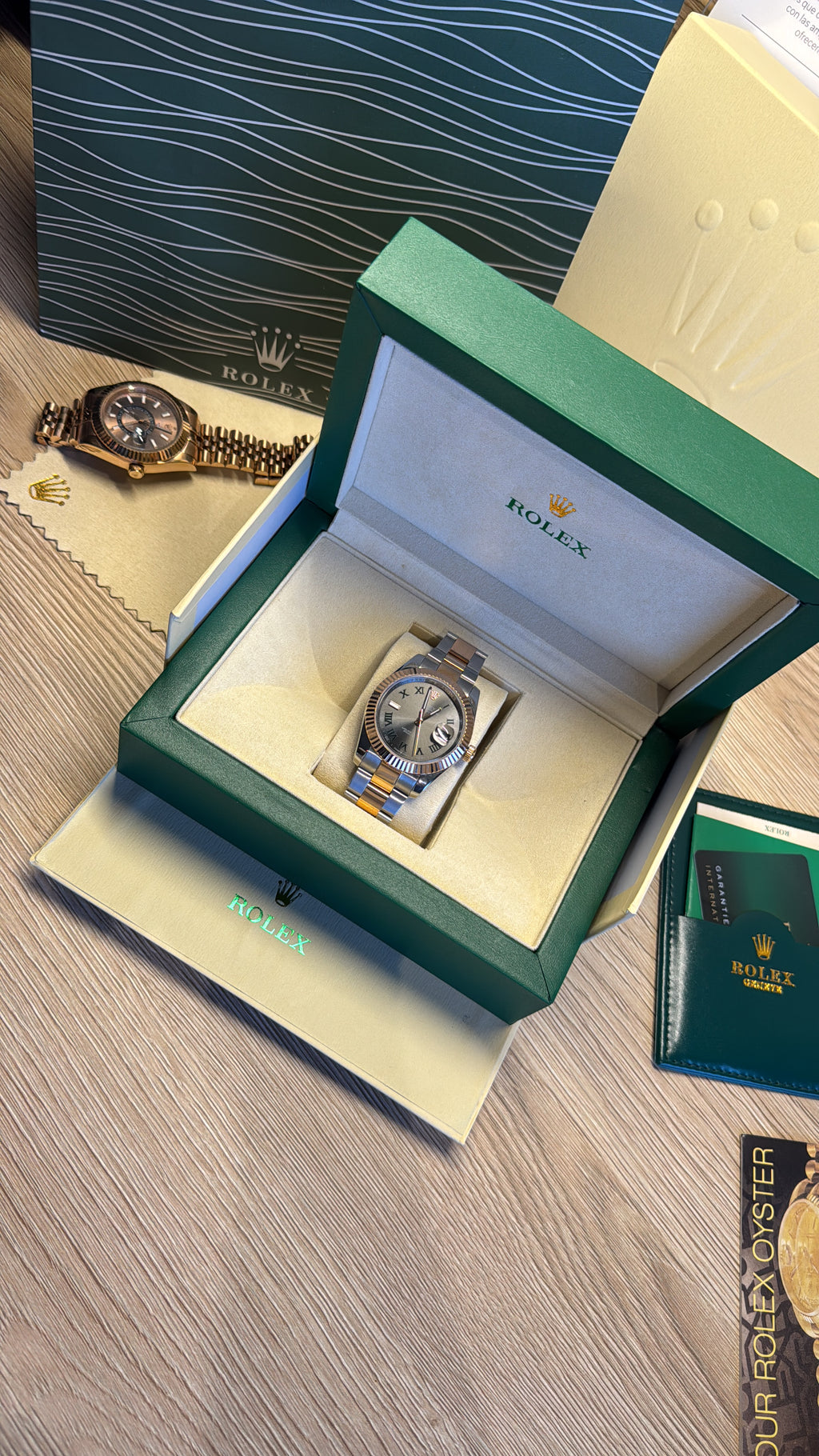 Rolex Datejust 41 Bicolor de 41 mm de diametro.