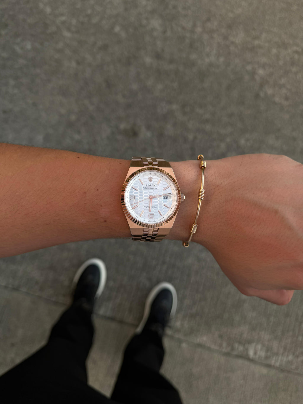 Rolex Oysterquartz Datejust de 36 mm de diámetro.