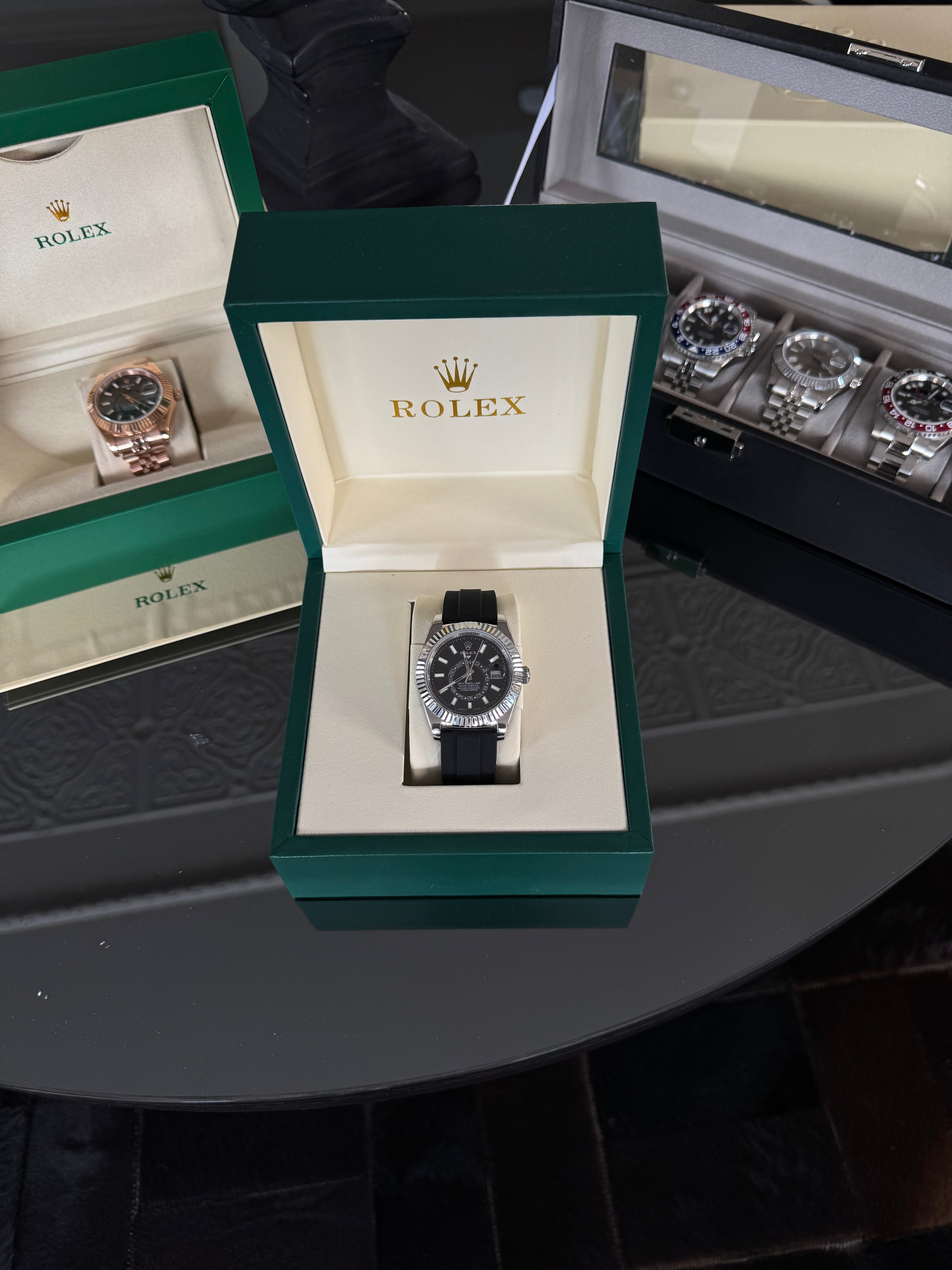 Rolex Sky-Dweller correa Oysterflex - 42 mm de diámetro