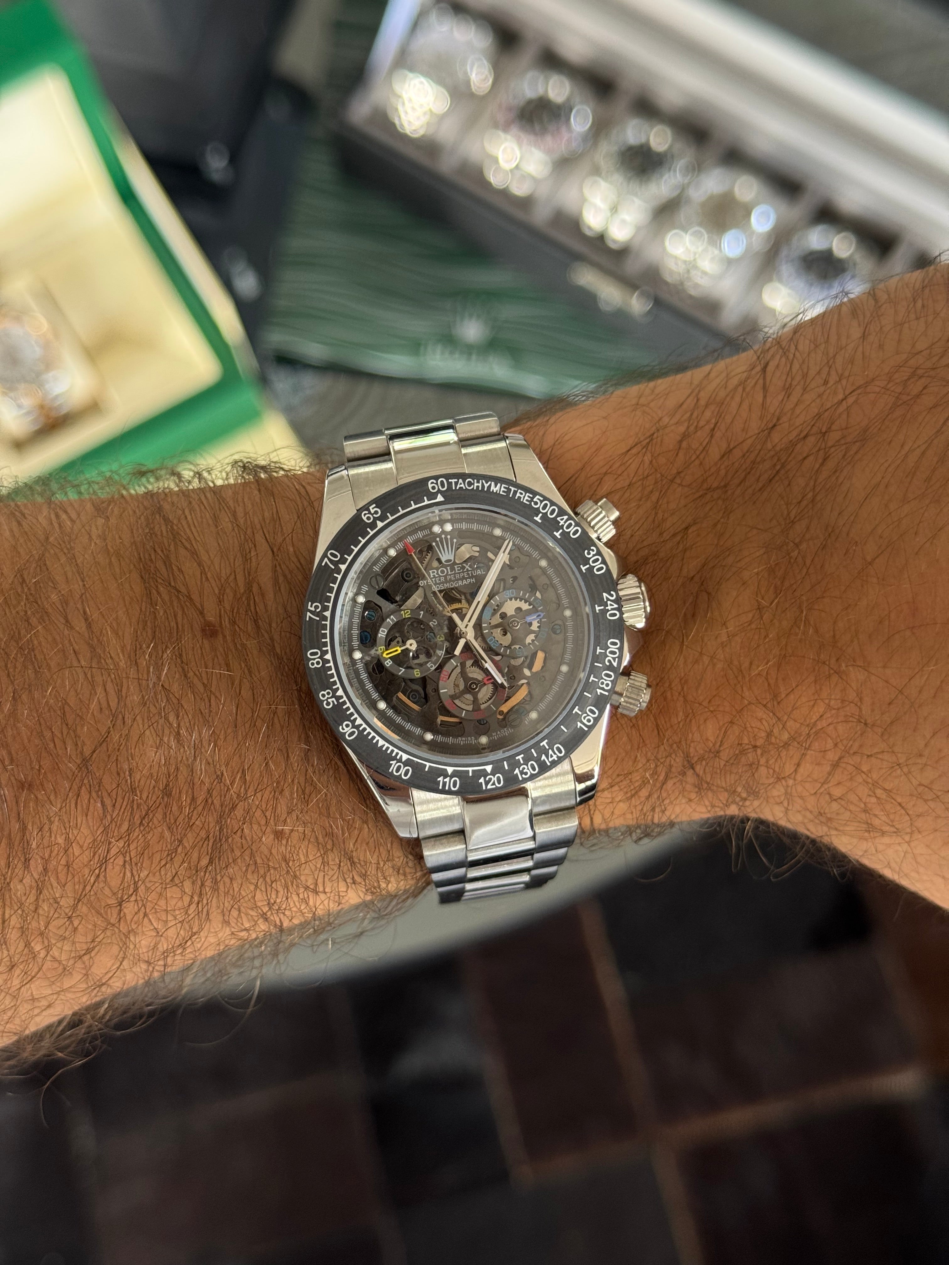 Rolex Daytona "La Montoya" 40 mm de diámetro.