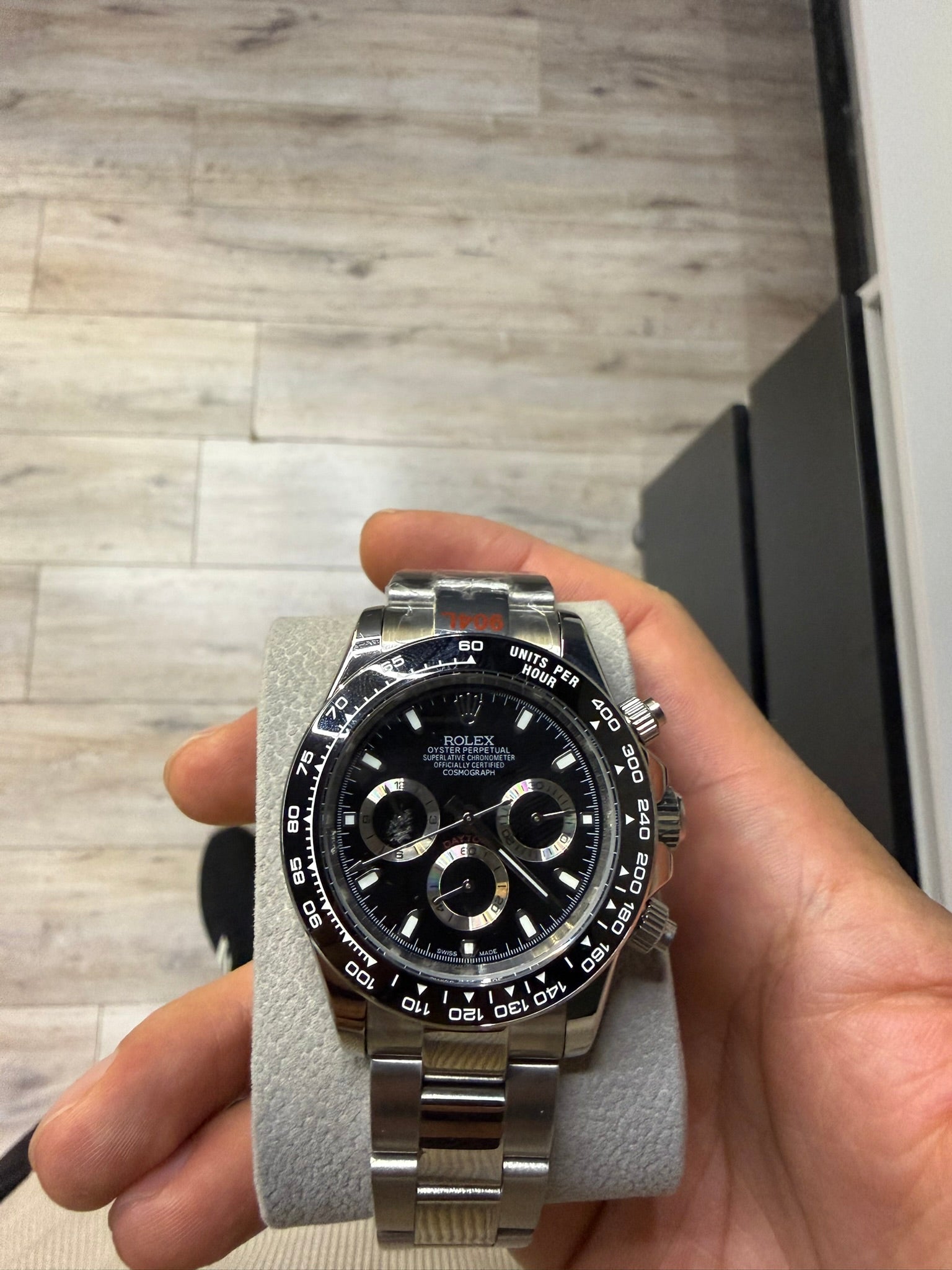 Rolex Cosmograph Daytona Acero Oystersteel "Esfera negra y brazalete Oyster"  40mm de diametro