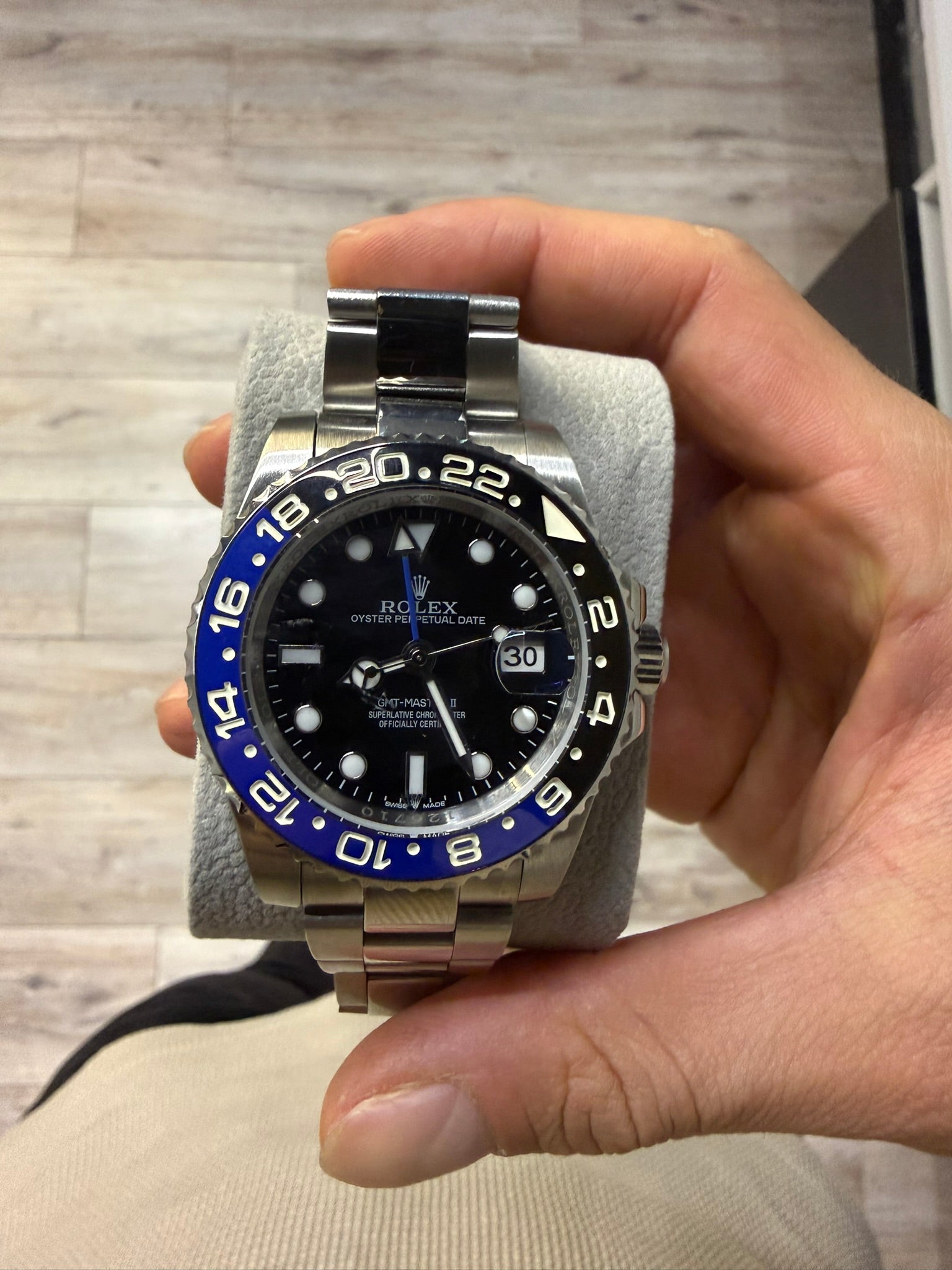 Rolex GMT-Master II "Batman" 40 mm de diámetro