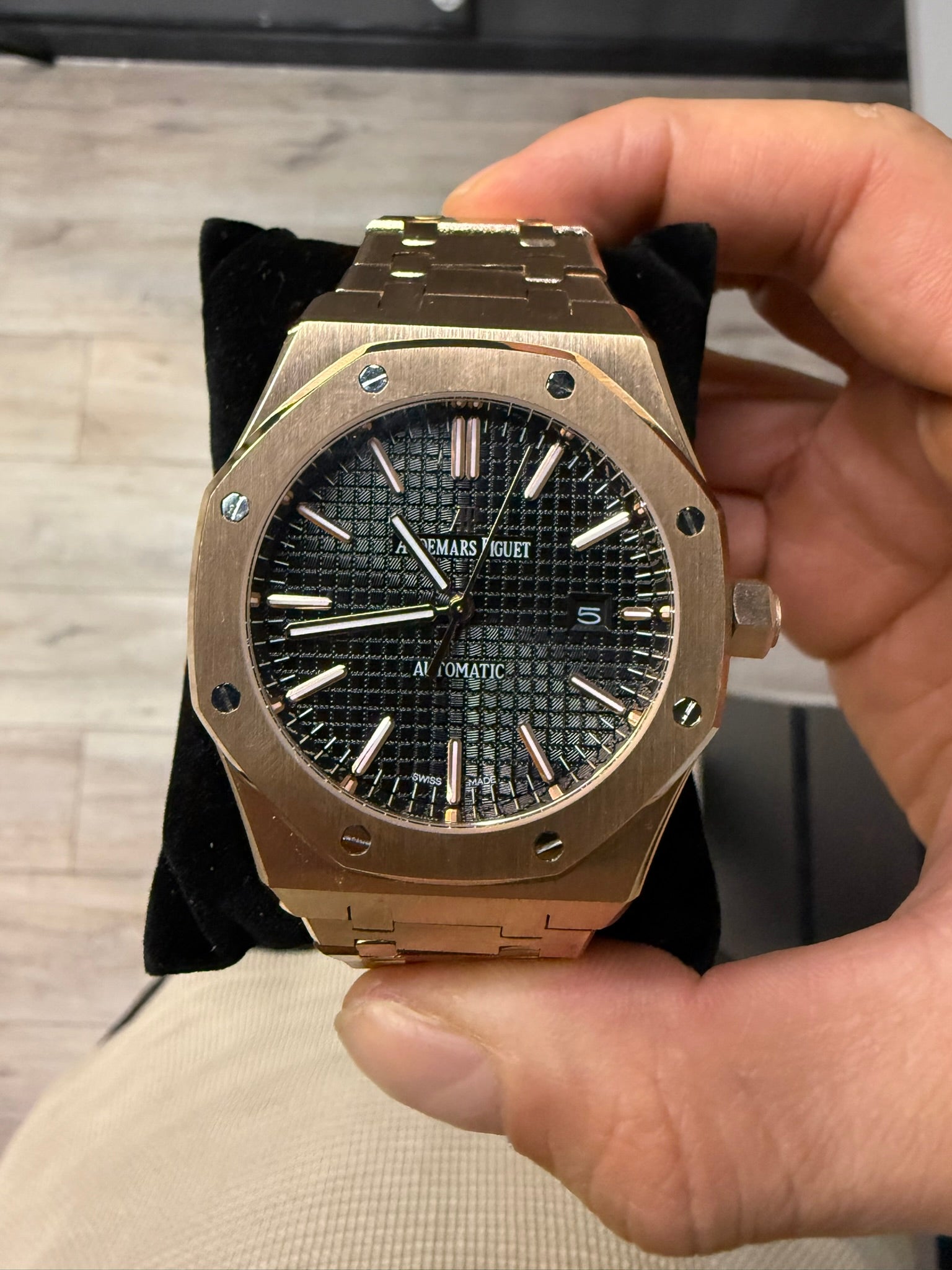 Audemars Piguet Royal Oak Selfwinding "esfera negra" de  41 mm de diametro