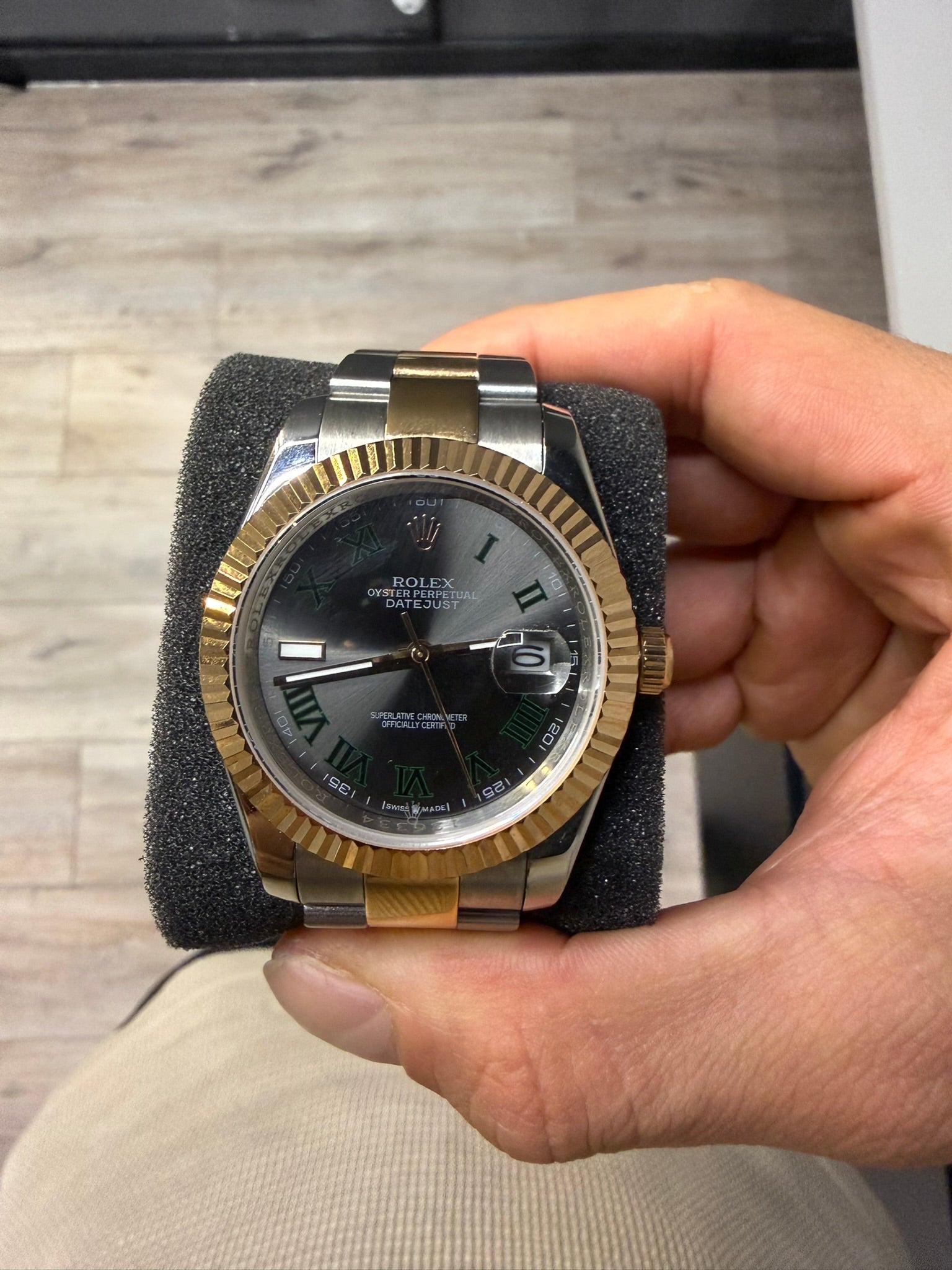 Rolex Datejust II de 41 mm de diametro Esfera romana gris
