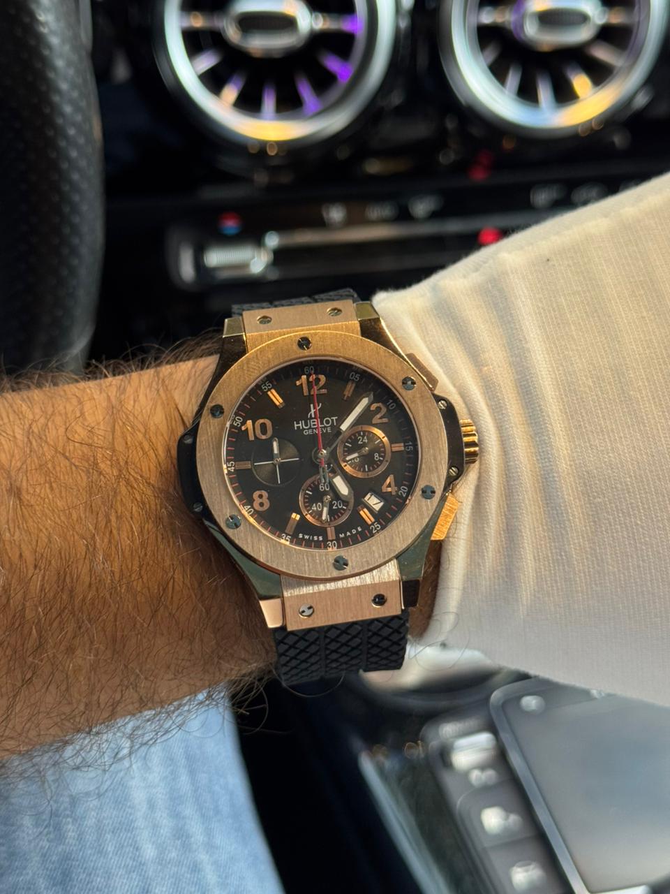 Hublot Big Bang Gold "Oro Rosa" de 44 mm de diámetro.