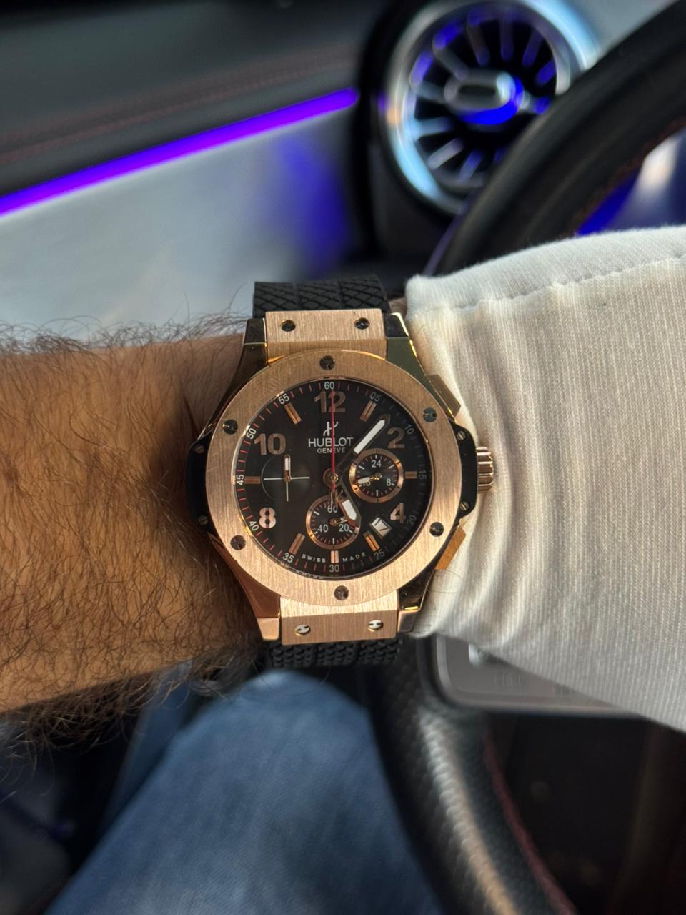 Hublot Big Bang Gold "Oro Rosa" de 44 mm de diámetro.