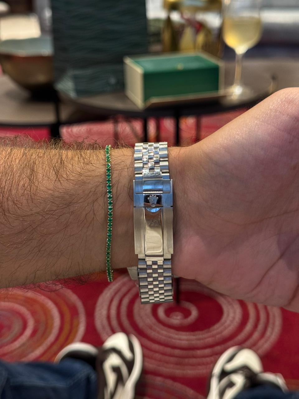 Rolex GMT-Master II "Sprite"  de  40 mm de diámetro.