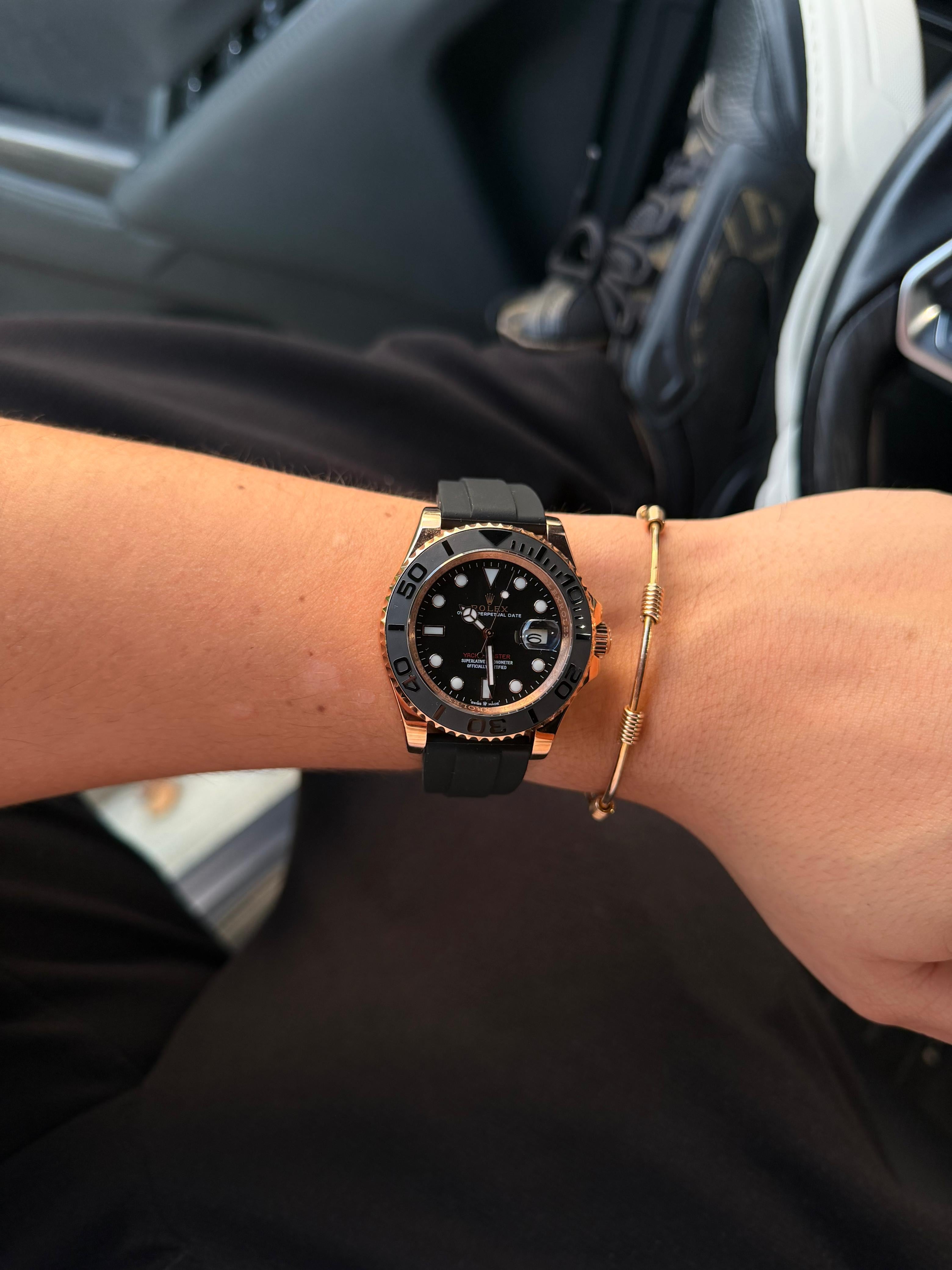 Rolex Yacht-Master correa Oysterflex de 40 mm de diámetro.