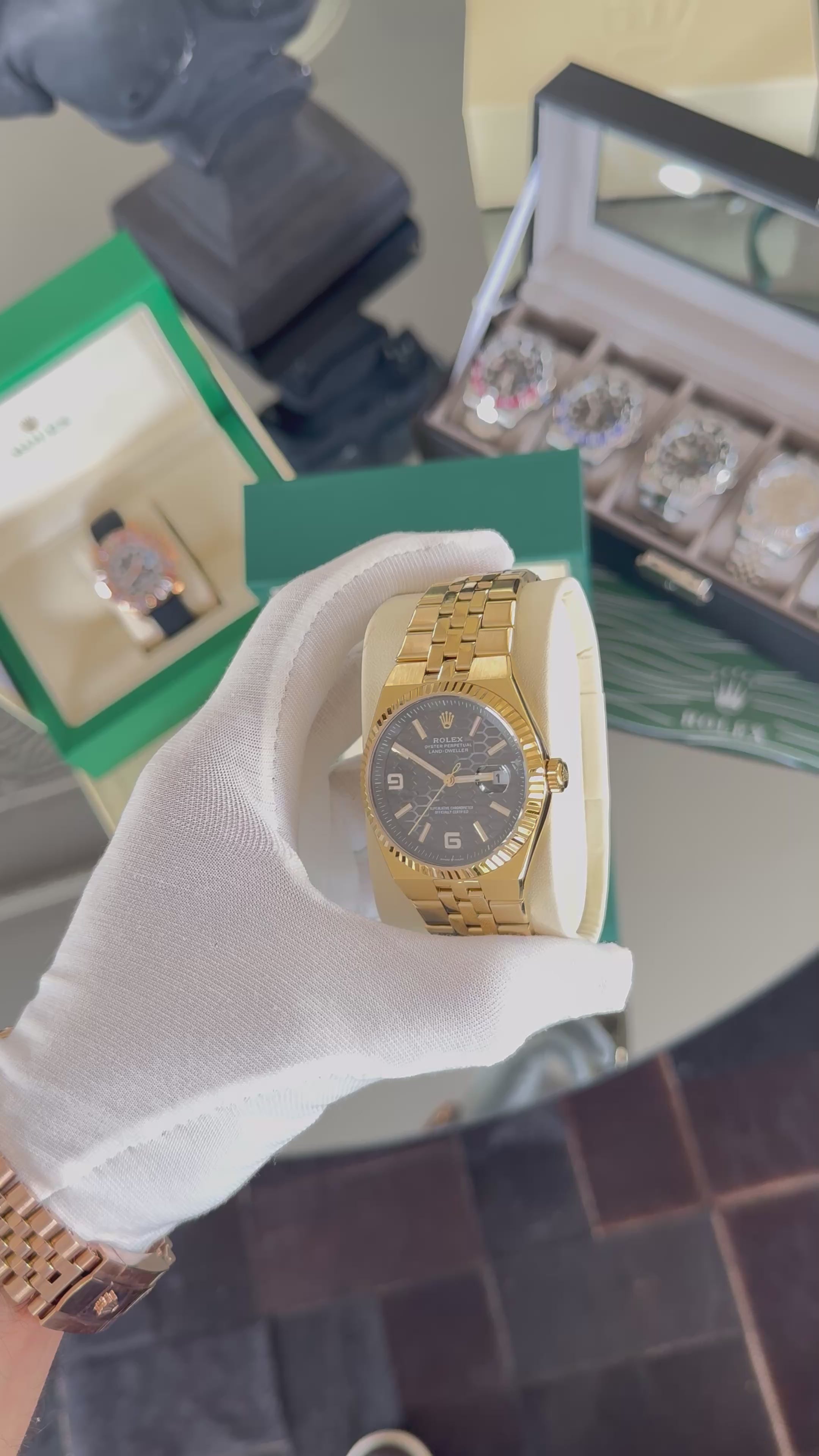 Rolex Sky Dweller - "Oro Rosa" de 42 mm de diámetro.
