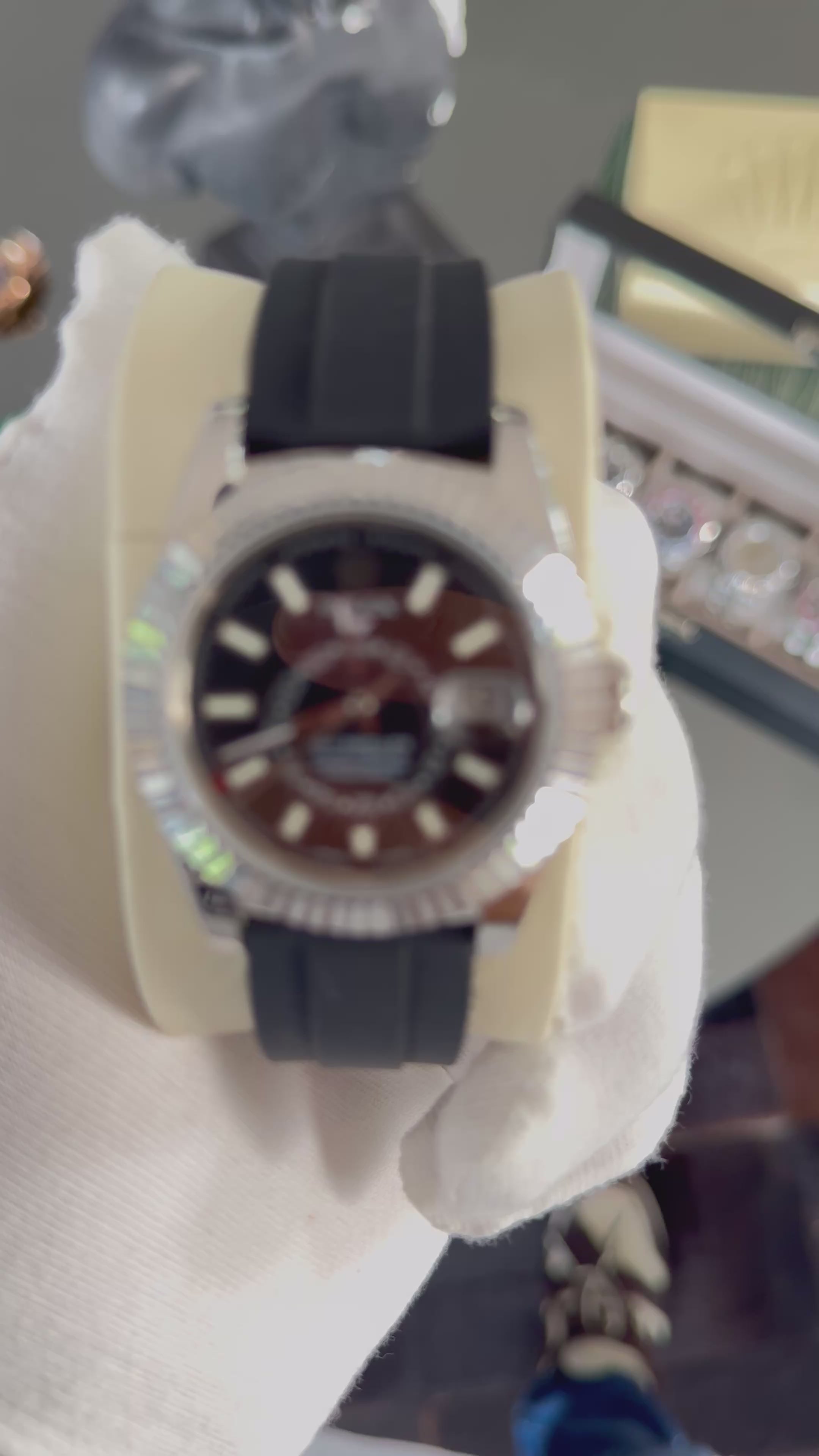 Rolex Sky-Dweller correa Oysterflex - 42 mm de diámetro